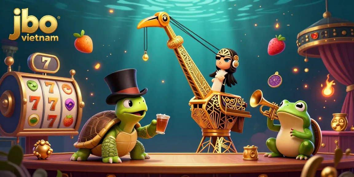 Experience thrilling entertainment at jbo vietnam with vibrant 3D casino scenes featuring slot elements.