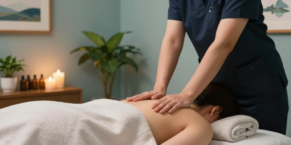 Relaxing massage therapy scene showcasing 서울출장마사지 with soothing ambiance and skilled technique.