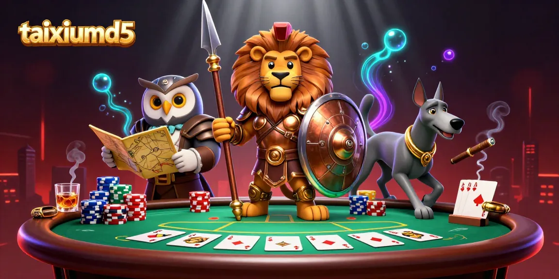 Experience the excitement of taixiumd5 with thrilling poker dynamics and engaging characters in a vibrant casino atmosphere.