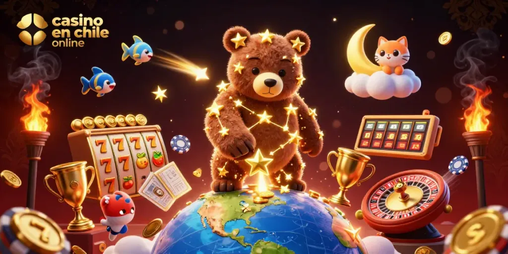 Disfruta de la emoción del casino en Chile online con giros de tragamonedas y premios dorados.