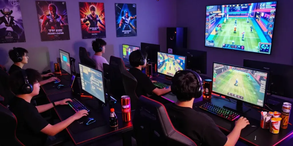 Entusiastas de phuwerte-inwersowia.com disfrutando de un ambiente de juego moderno y colorido.