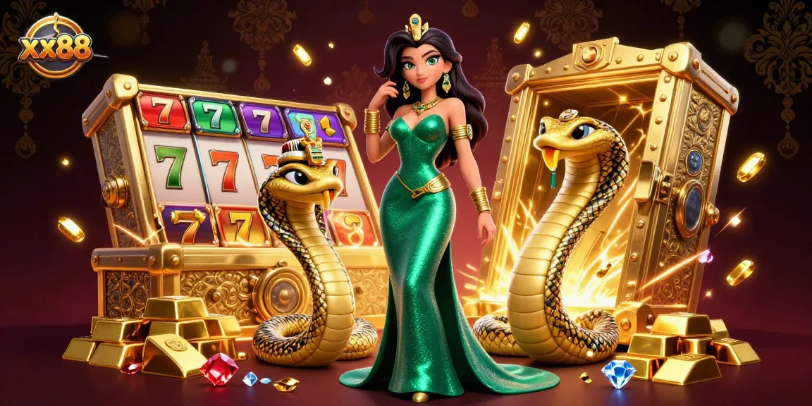 Engage with xx88's thrilling slot gaming experience featuring dazzling visuals and gold treasures.